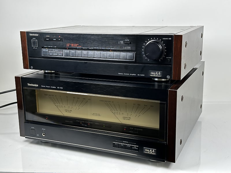 Technics SE-A100 Amplifier & SU-A200 Preamplifier | Reverb