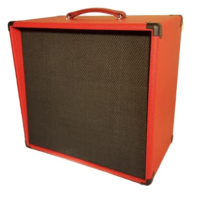 G&A 1x12 STANDARD RED / BLACK Unloaded guitar cabinets image 1