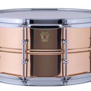 Ludwig LC662T Copper Phonic 6.5x14" Snare Drum with Tube Lugs