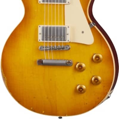 Mint Gibson Custom Shop 1958 Les Paul Standard Reissue Murphy Lab Heavy Aged Lemon Burst w/case image 2