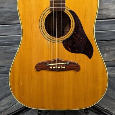 Used Ventura '70s V-14 MIJ Acoustic Guitar with Case for sale