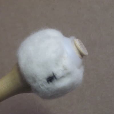ONE pair new old stock (each felt head has a few small round impressions) Regal Tip 603SG (GOODMAN # 3) TIMPANI MALLETS,General - hard inner core covered w/ 3 layers of felt / rock hard maple handles (Produces good round tone & rhythmical articulation) image 7
