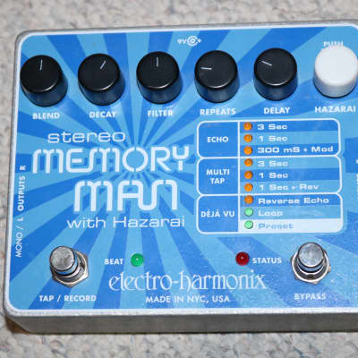 Electro-Harmonix Memory Man Stereo with Hazarai | Reverb