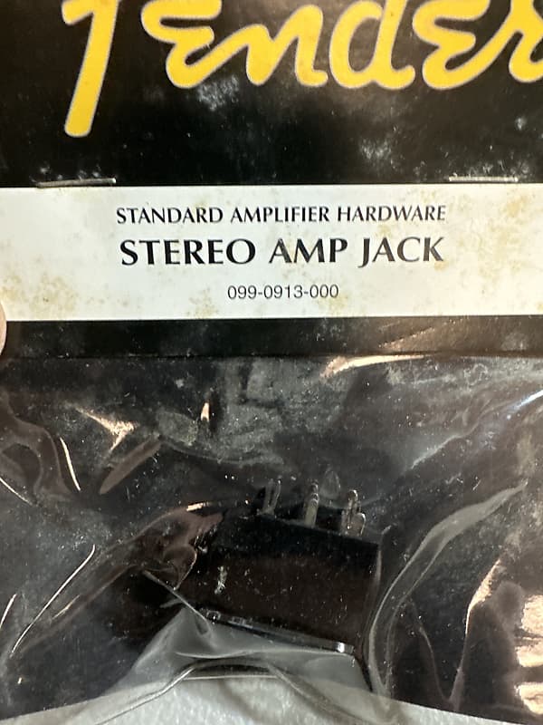 Fender 099-0913-000 1/4" Stereo Input Jack for '88-99 Amps image 1