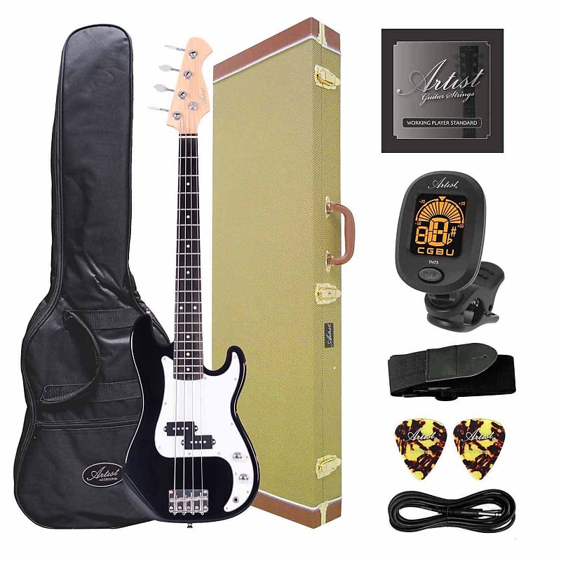 Electric Bass Guitar 4 String with Amp and Accessories - 3rd