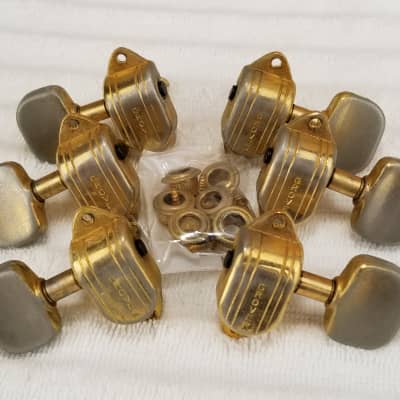 1950's Grover Imperial Tuners NO. 150 Gold Stairstep | Reverb