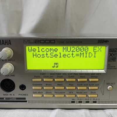 Yamaha MU2000EX tone generator Extended Edition GM GS XG GM2