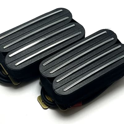 Kramer Gibson Quad rail Humbucker Set 1990s Black | Reverb