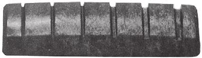 HOSCO NTC-13, guitar top sill, black plastic (43x6. 2x8. 5mm) image 1