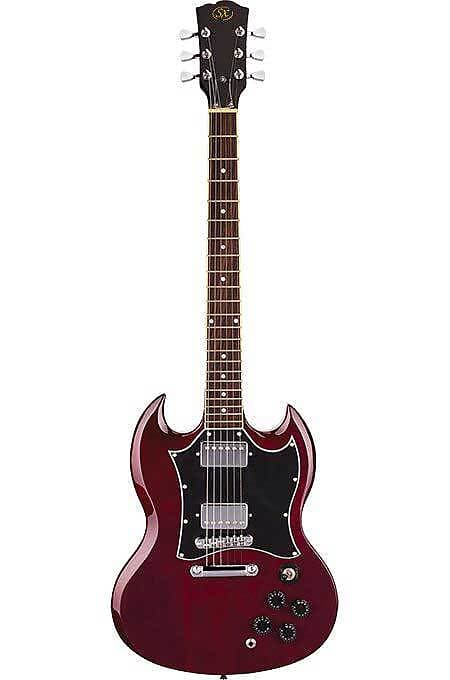 SX SG Electric Guitar Package image 1