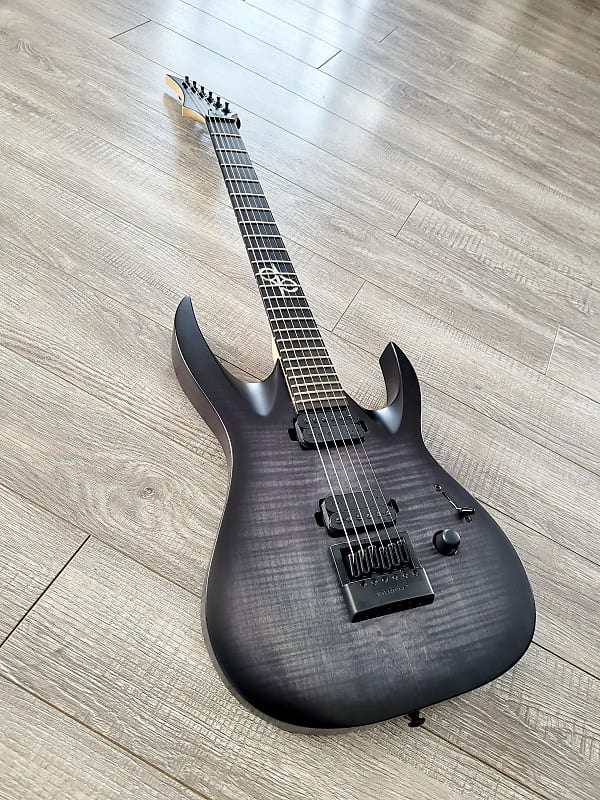 ギター SOLAR GUITARS AB2.6ET FBB Evertune AB2.6ET FBB – Flame Black Burst Matte