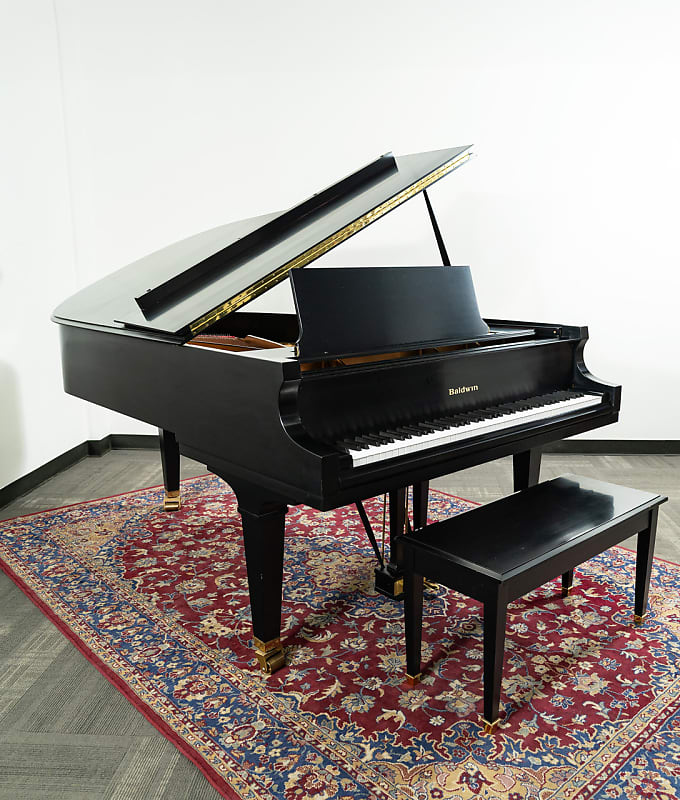 Baldwin 6'3" Model L Grand Piano | Satin Ebony | SN: 324966 image 1