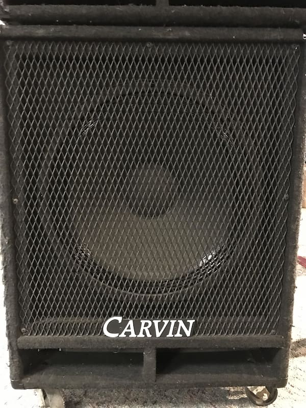 Carvin R1000 Red Line 1000 Watt Bass Head W/ Carvin RL410T 4x10 Cab & RL118  1x18 Cab Full Stack