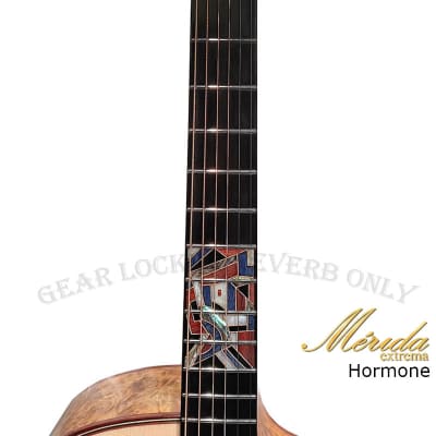 Merida Extrema Hormone all Solid Sitka Spruce & Cypress grand auditorium acoustic electronic guitar image 9