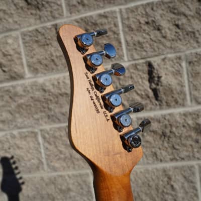 Schecter CUSTOM SHOP USA Sunset Custom-II HSS Tiger Eye Satin 6-String w/Case (2024) image 5