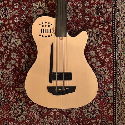 Godin A4 Ultra Fretted RN 5A Electric Acoustic Bass Guitar W Case