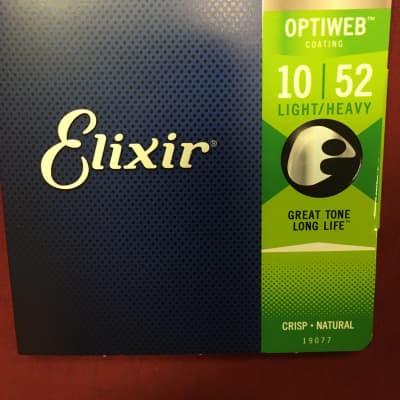 Elixir 19077 Optiweb Nickel Plated Steel Electric Guitar Strings