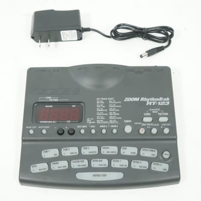 [SALE Ends July 14] ZOOM RhythmTrak 123 RT-123 Drum Machine Bass Synth RT123 100-240V PSU