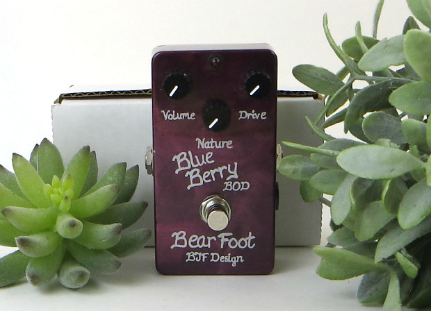 Bearfoot FX Blueberry Bass Overdrive (3BOD, BJFE) | Reverb