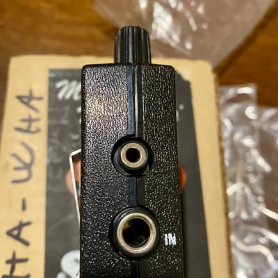 Extremely rare Mike Matthews Electro-Harmonix Soul Kiss Wah Filter 1990 - black by new sensor corporation image 7