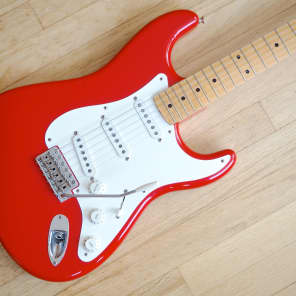 2000 Fender Stratocaster Custom Shop 1956 Closet Classic Relic Guitar Fiesta Red w/ Original Case image 1