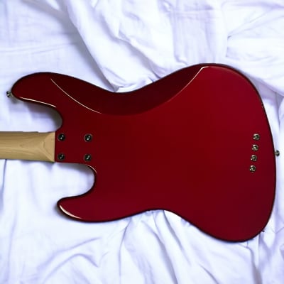 Lakland Skyline 44-60 (Joe Osborn) Custom, Candy Apple Red / Rosewood *Floor Demo = Save $! image 5