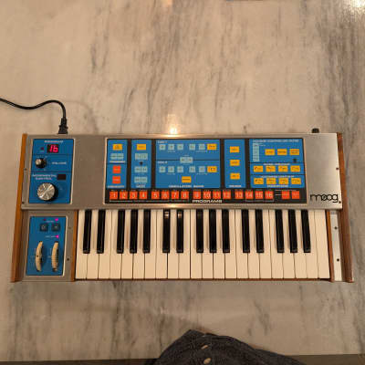 Moog Source Monophonic Analog Synthesizer with Patch Memory 1981 - 1985 - Blue