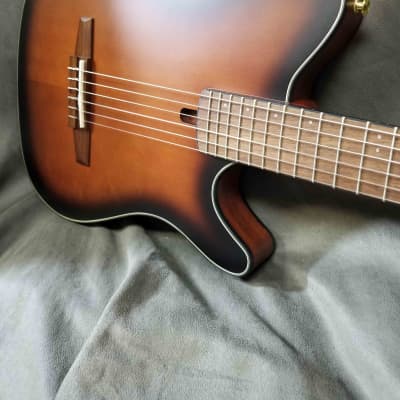 Ibanez Frh10n Ntf Thinline 6-string Nylon Acoustic-electric Guitar