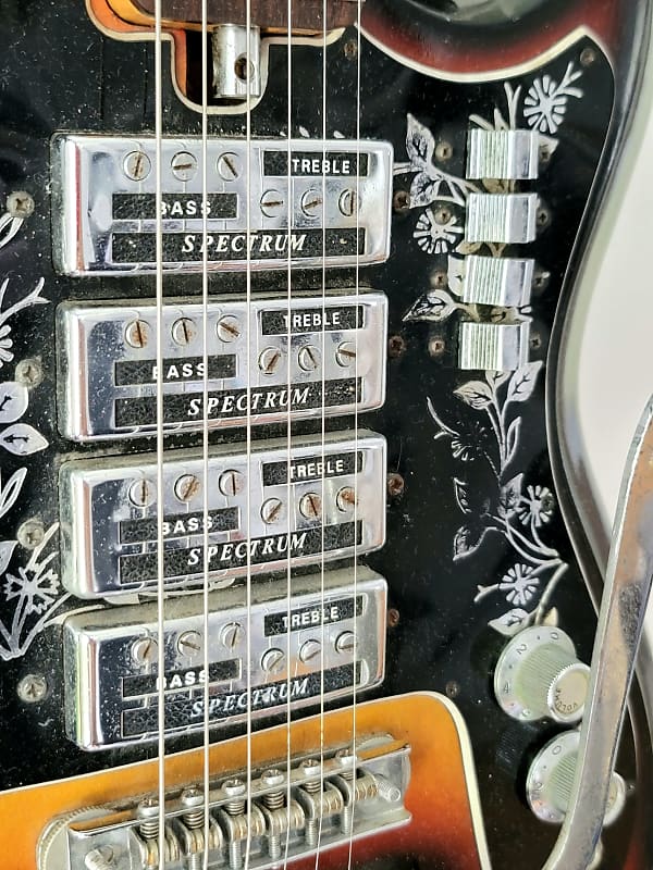 Teisco Spectrum 4 ET-440 MIJ Japan Sleeper: Reradiused to 16
