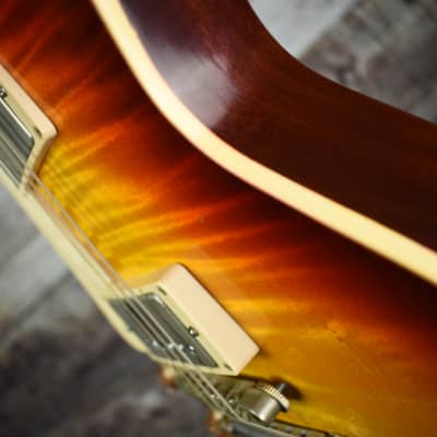 1956 Gibson Les Paul Conversion JR. to Standard Lefty Sunburst image 8