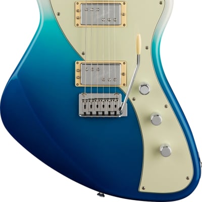 Fender Player Plus Meteora HH Electric Guitar, Pau Ferro FB, Belair Blue w/ Bag image 1