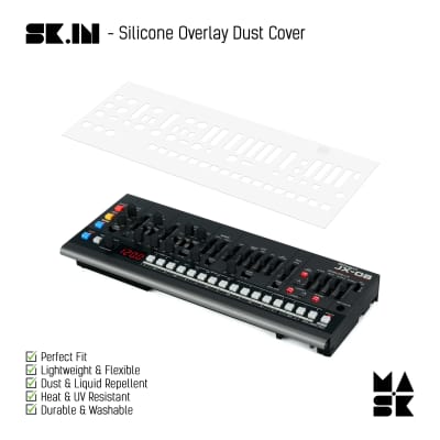 Silicone Overlay Dust Cover for Roland JX-08 Boutique Series