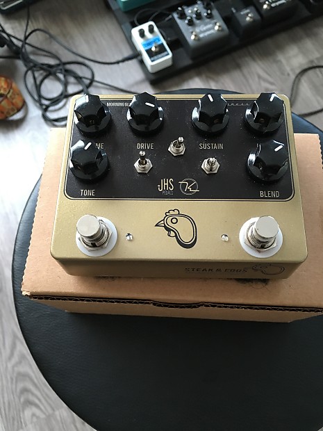 JHS Pedals Steak & Eggs ギターエフェクター オーバードライブ・ブースター・コンプレッサー】JHSとKeeleyが