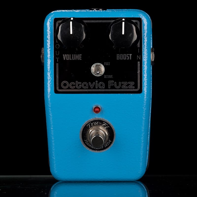 Used Tru-Fi Octavia Fuzz Guitar Pedal Blue with Box | Reverb