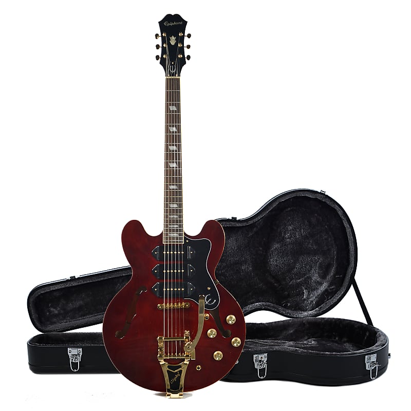 Epiphone Riviera Custom P93 Wine Red Limited Edition w/Hardshell