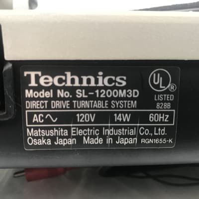 Technics SL-1200M3D Quartz Direct Drive DJ Turntable image 9