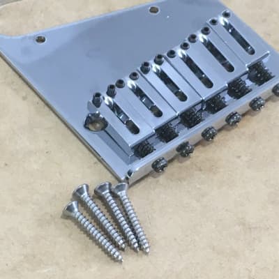 Fender Modern American Gotoh? MIJ 6 Saddle Guitar Bridge Genuine Tele NOS Relic image 2