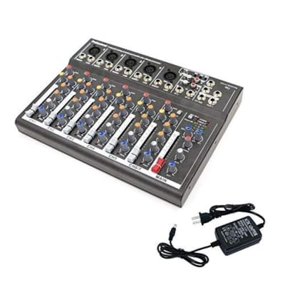  JUST MIXER Audio Mixer - Battery/USB Powered Portable Pocket Audio  Mixer w/ 3 Stereo Channels (3.5mm) Plus On/Off Switch/Blue : Musical  Instruments