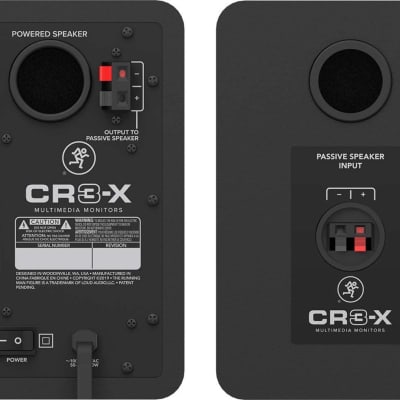 Mackie CR3-X 3" Powered Studio Monitor Pair image 3