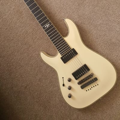 Schecter C7 ATX Lefty Left Hand  Aged White image 1