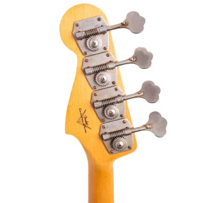 Fender Custom Shop relic – ’64 Jazz bass – Sea Foam Green – 9.5lbs – serial R133274 image 2