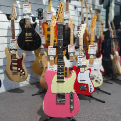 Tokai Legacy Series TL Style 'Relic' Electric Guitar in Pink image 2