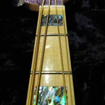 Fender Limited Edition Adam Clayton (U2) Precision Bass - Purple Sparkle image 4