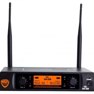Nady DW-22 HTHT Dual Wireless Handheld Microphone System – Fixed UHF frequency image 2