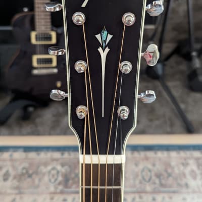 Fender Paramount PS-220E Parlor Acoustic-Electric Guitar - Aged Cognac Burst image 2