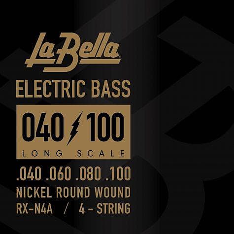 La Bella RX Series Nickel Bass Strings - RX-N4A .040-.100 image 1