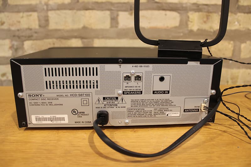 Sony HCD-SBT100 Stereo Cd,tunner, Bluetooth,usb, W/,remote