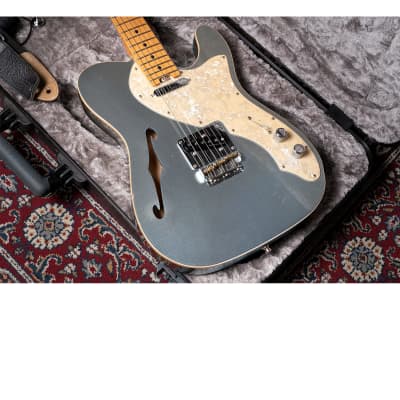 Fender AMERICAN ELITE TELECASTER THINLINE MYSTIC ICE BLUE 2015 image 3