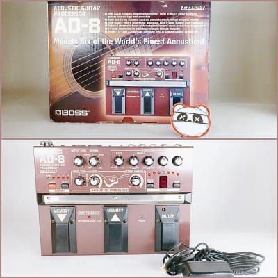 Boss AD-8 Acoustic Guitar Processor Pedal | Reverb