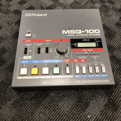 Vintage Roland Midi digital keyboard recorder MSQ-100 circa 1985